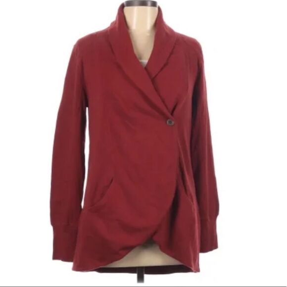 Lucky Brand Sweaters - LUCKY BRAND | Cardigan Single Button Dark Orange M